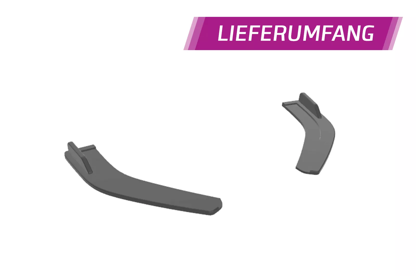 Cup-Spoilerlippe mit ABE für VW Golf 7 R / R-Line CSL681