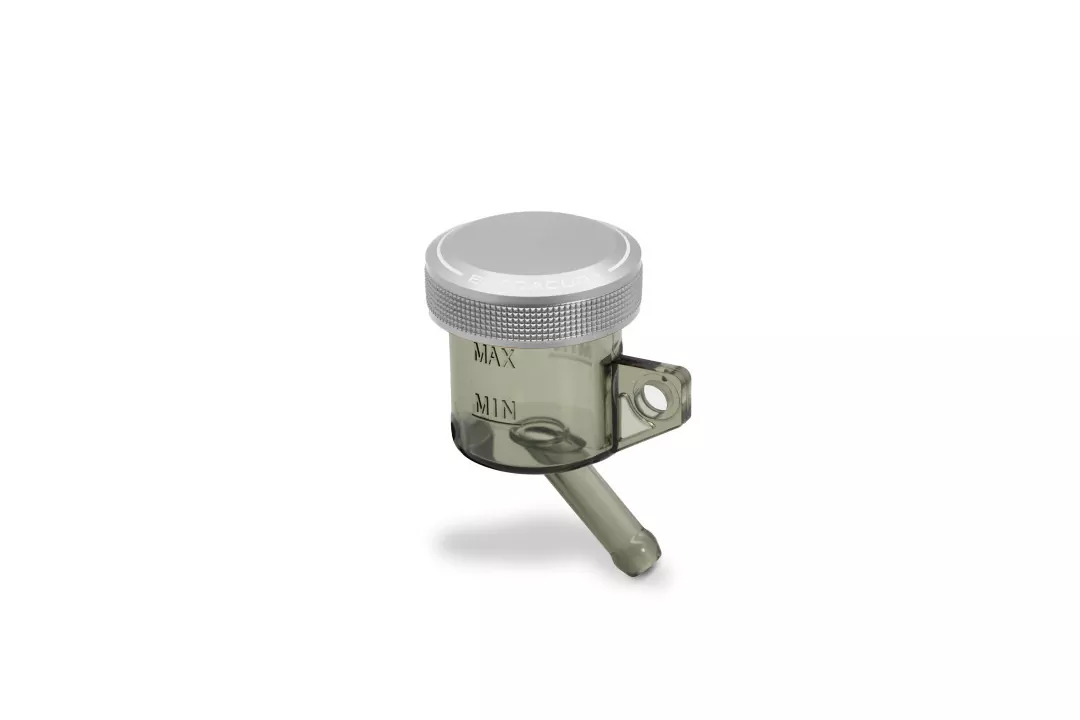 Barracuda Universal Ausgleichsbehälter mit silbernem Aluminiumdeckel Durchmesser 30mm