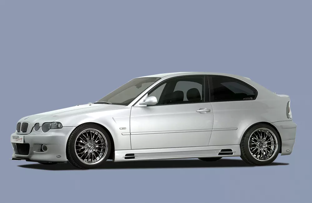 Rieger Seitenschweller (185mm) für BMW 3er E46 | Lim. 02.02- (ab Facelift) -> nicht für Touring