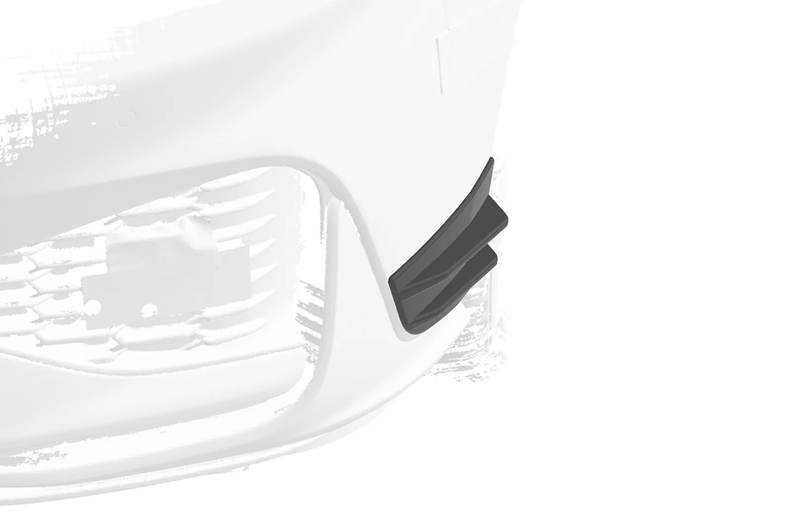 Performance Flaps für Hyundai I30 (PD) N / N-Line FP025 Schwarz Strukturiert