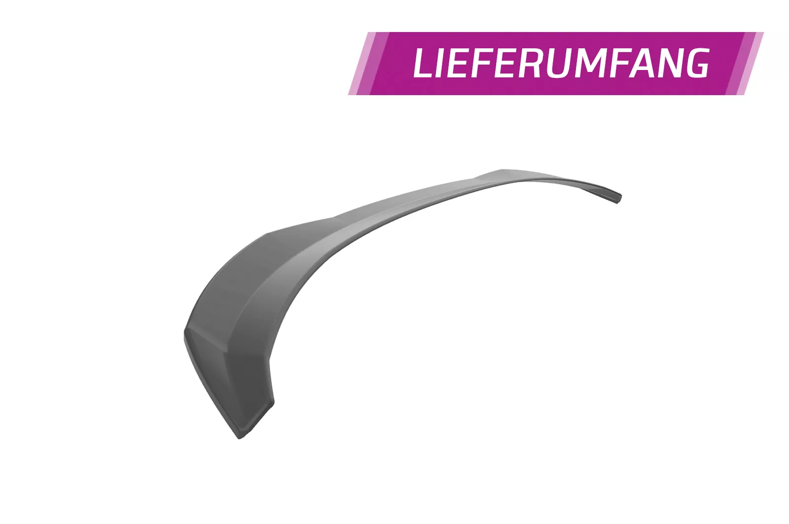 Heckflügel mit ABE für Mitsubishi Eclipse Cross HF937 Schwarz Strukturiert