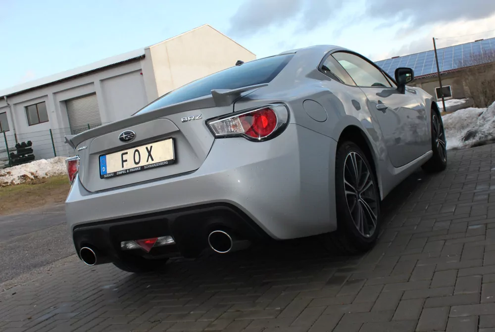 Subaru BRZ/ Toyota GT86  Endschalldämpfer quer Ausgang rechts/links - 129x106 Typ 32 rechts/links