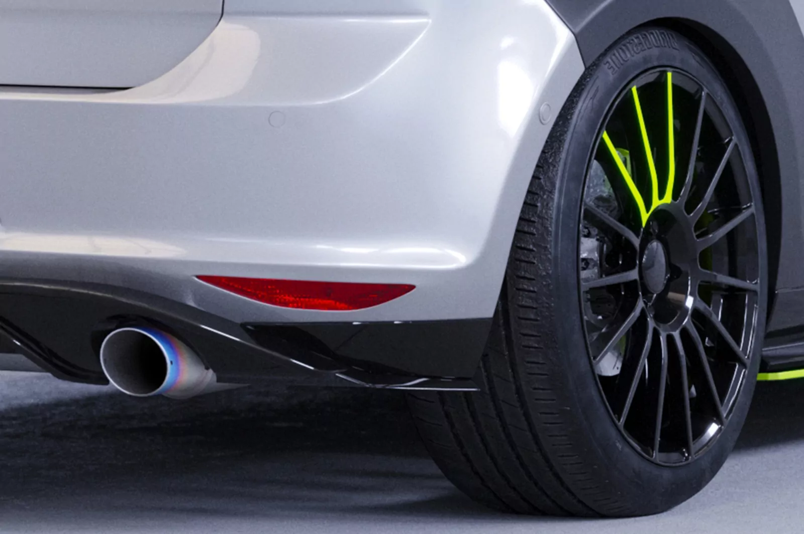 Heckansatz für VW Golf 7 GTI/ GTD/ GTE/ e-Golf HA263 Strukturiert (schwarz matt)