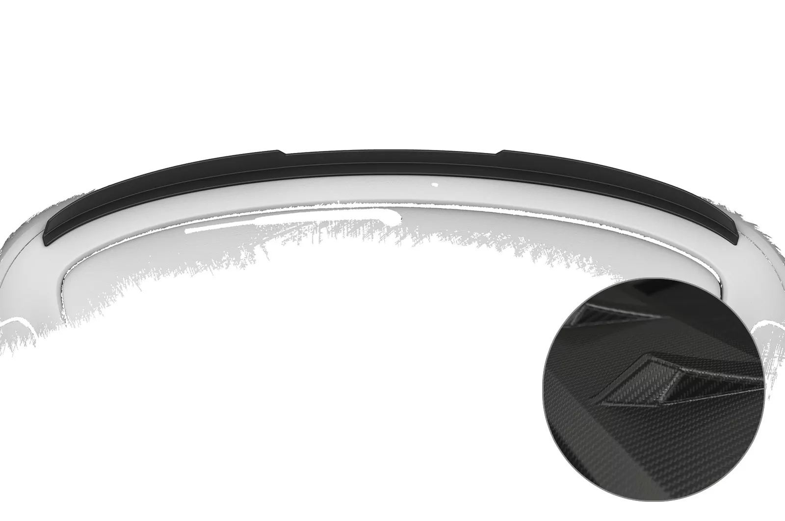 Heckflügel mit ABE für Audi Q5/SQ5 (Typ 8R) HF810-M Carbon Look (matt)