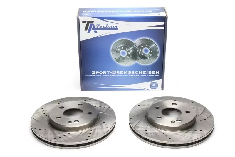 TA Technix Sport Bremsscheiben Satz Vorderachse passend für Mercedes Benz A-Klasse / B-Klasse