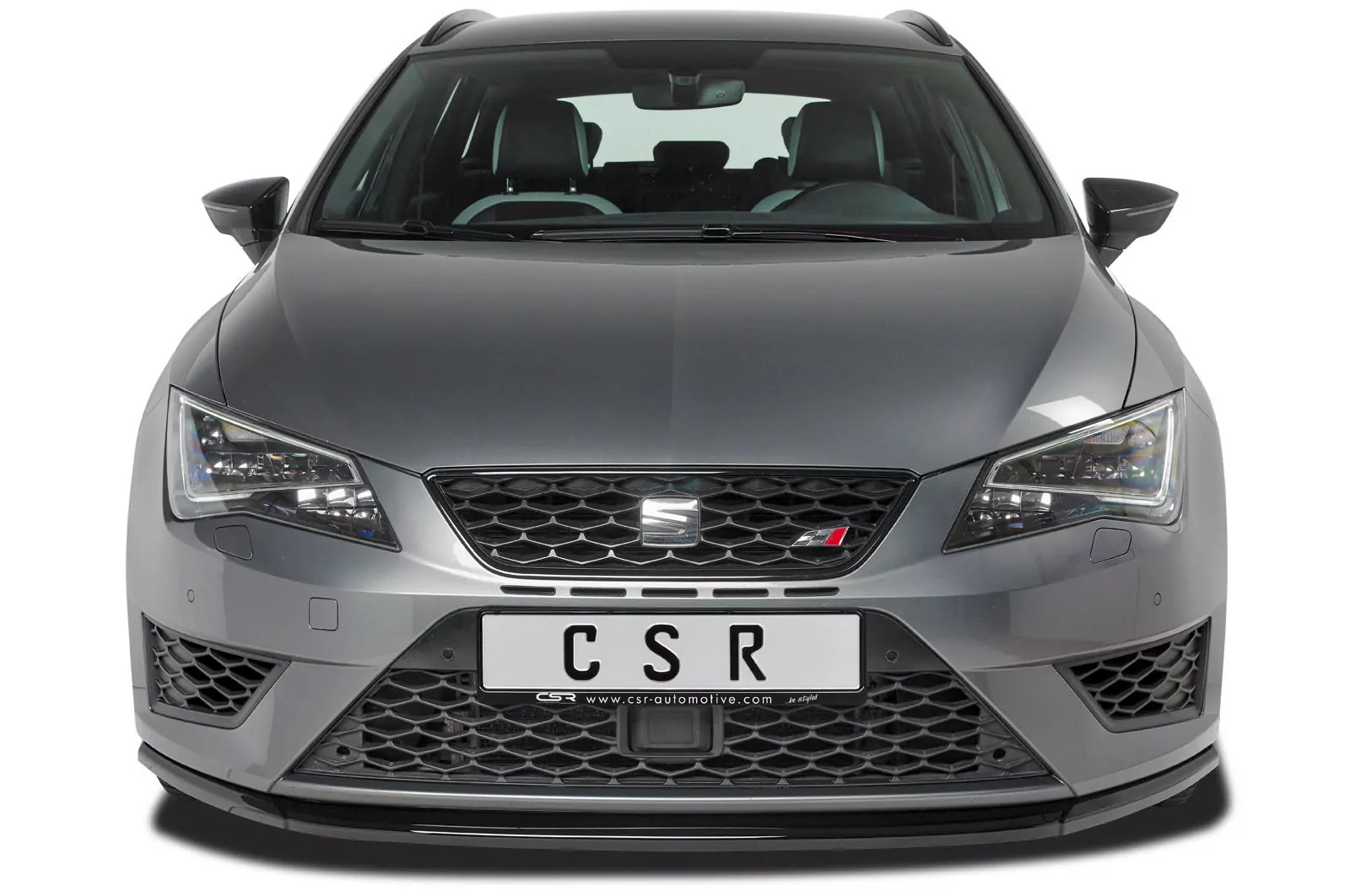 Cup-Spoilerlippe mit ABE für Seat Leon III 5F Cupra/FR CSL391-M Carbon Look (matt)
