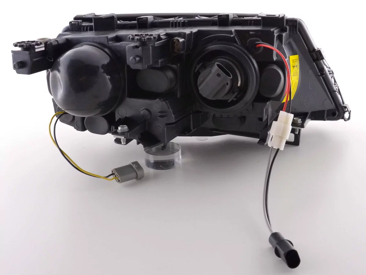 Scheinwerfer Set Angel Eyes BMW 3er Limo Typ E46 Bj. 01-03 schwarz