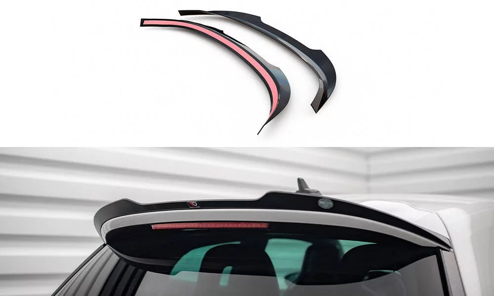Spoiler CAP V.2 Für Volkswagen Scirocco R Mk3 Schwarz Hochglanz