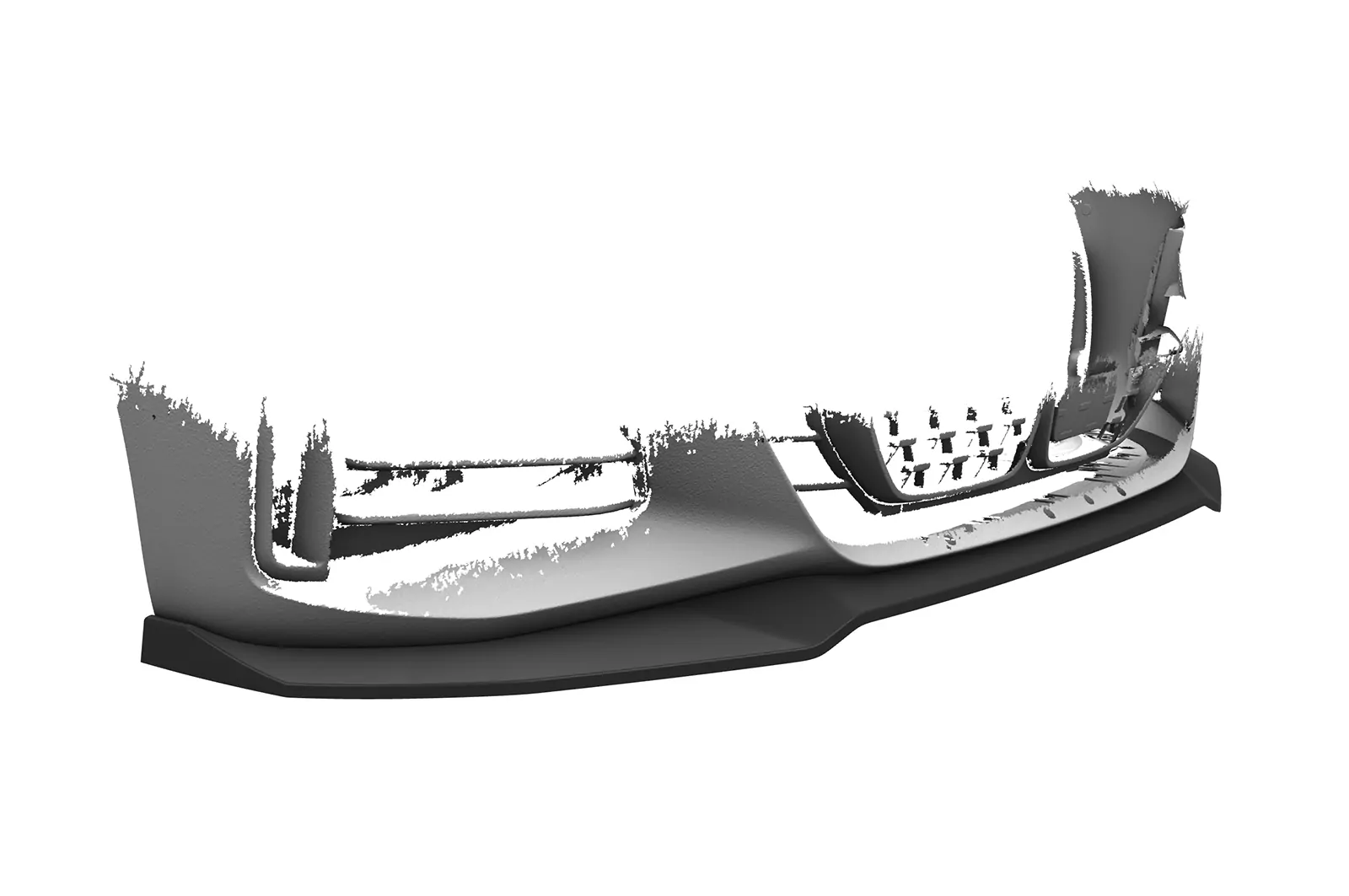 Cup-Spoilerlippe mit ABE für BMW 4er (G26) / i4 M-Paket CSL668 Schwarz Strukturiert