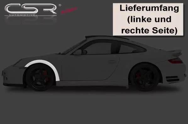 Radlaufverbreiterung für Porsche 911/997 vorne VB007