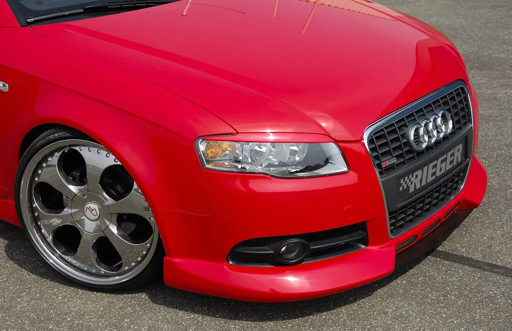 Rieger Spoilerlippe für Audi A4 (8E) Typ B7 | Lim. 11.04- (ab Facelift) Nur für S-Line Exterieur