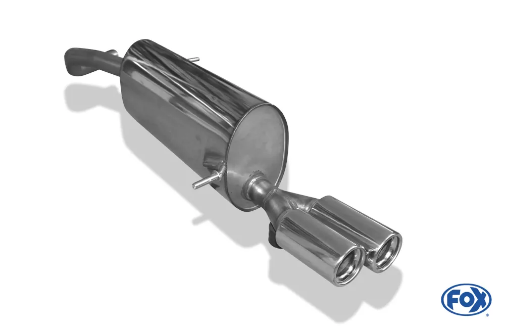 Skoda Fabia RS 5J Limousine  Endschalldämpfer - 2x76 Typ 13