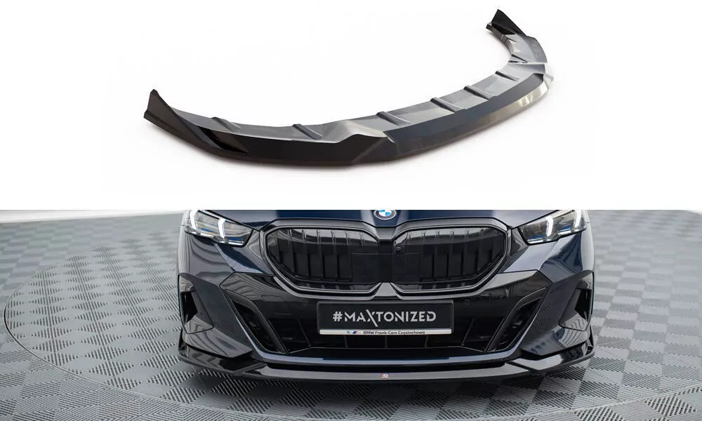 Front Ansatz V.2 Für BMW 5er / I5 M-Paket G60 Schwarz Hochglanz