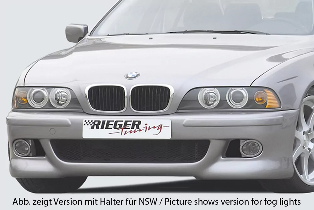 Rieger Spoilerstoßstange M5-Look für BMW 5er E39 - Lim. 12.95-12.02 carbon optik