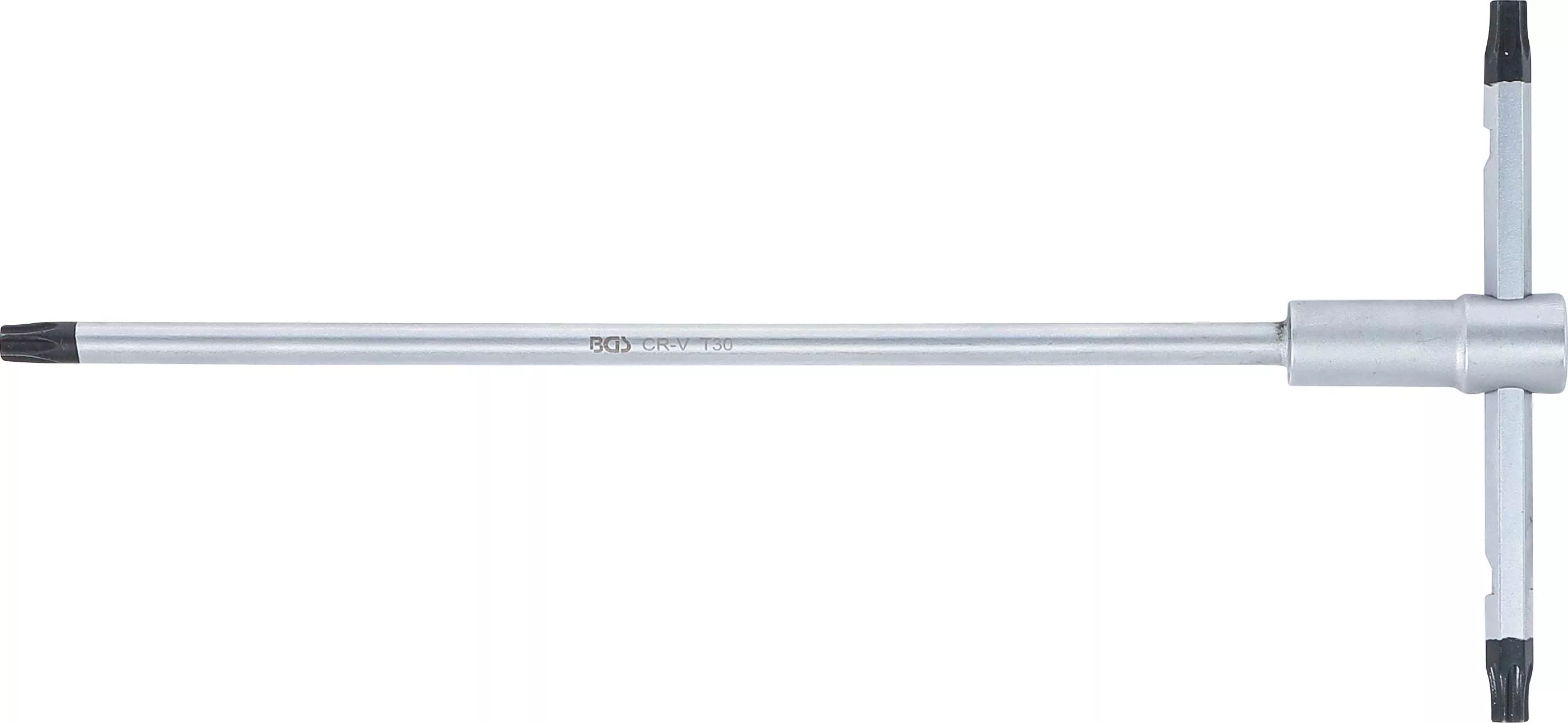 Schraubendreher mit T-Gleitgriff | T-Profil (für Torx) | T30