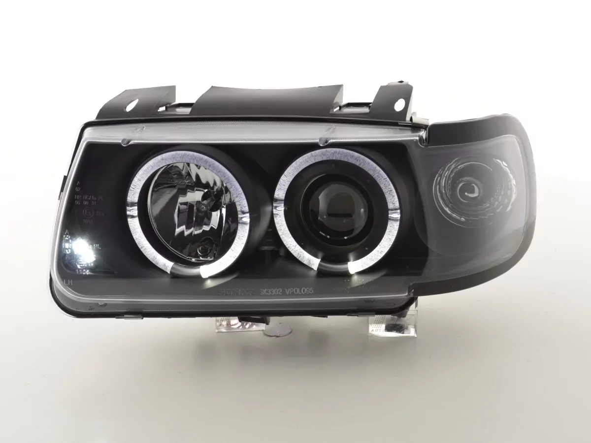 Scheinwerfer Set VW Polo Typ 6N Bj. 94-99 schwarz