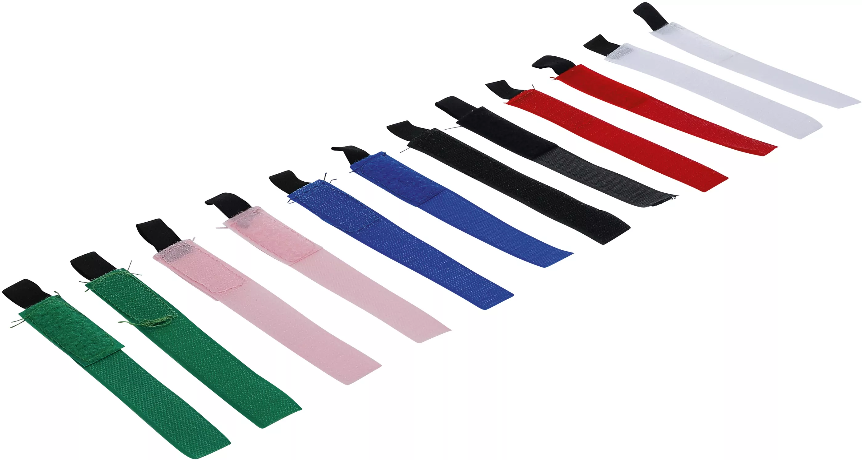Klettband-Sortiment | 20 x 190 mm | 12-tlg.