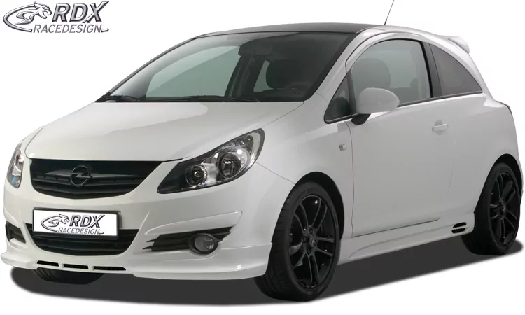 RDX Frontspoiler für OPEL Corsa D Frontlippe Front Ansatz Spoilerlippe
