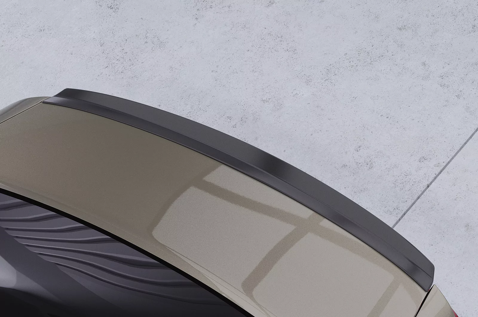 Heckflügel mit ABE für VW Passat B7 Typ 3C HF605 Strukturiert (schwarz matt)