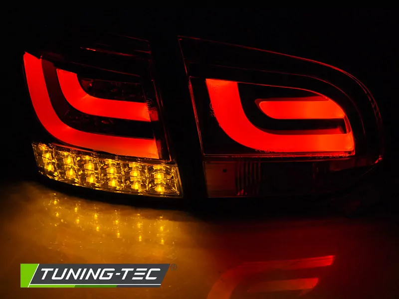 Led Bar Tail Lights Red Smoke Fits Vw Golf 6 10.08-12