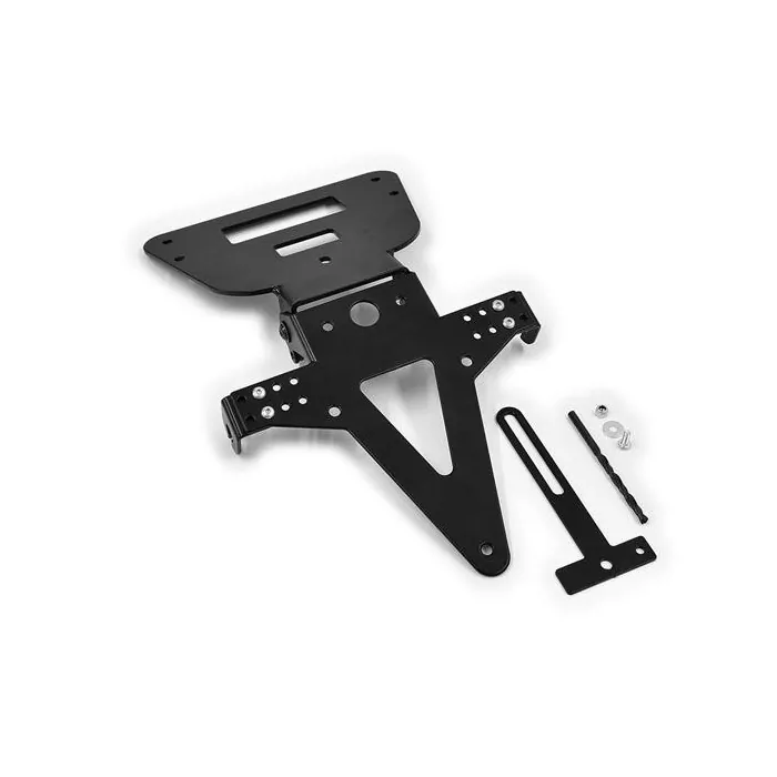 Kennzeichenhalter | KAWASAKI ZZR1400 | 06-18 verstellbar | schwarz | inkl. Reflektorhalter