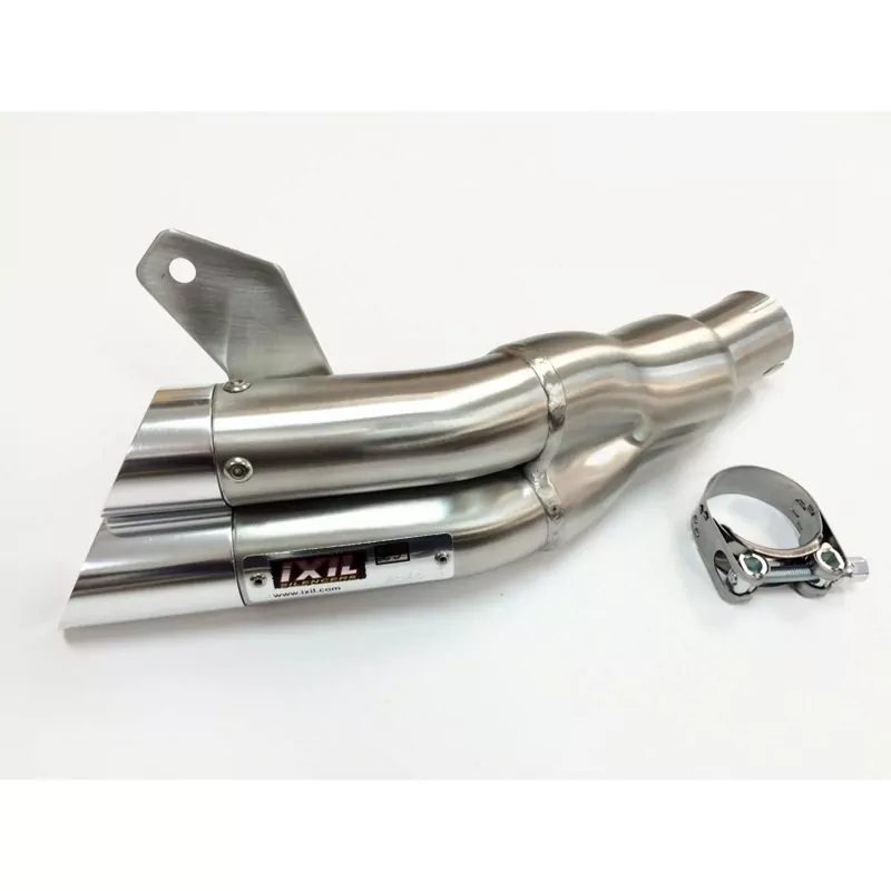 IXIL Dual Hyperlow L2X Silencer Stainless Steel / Aluminium polished - Honda CB600F-S - XH6348V