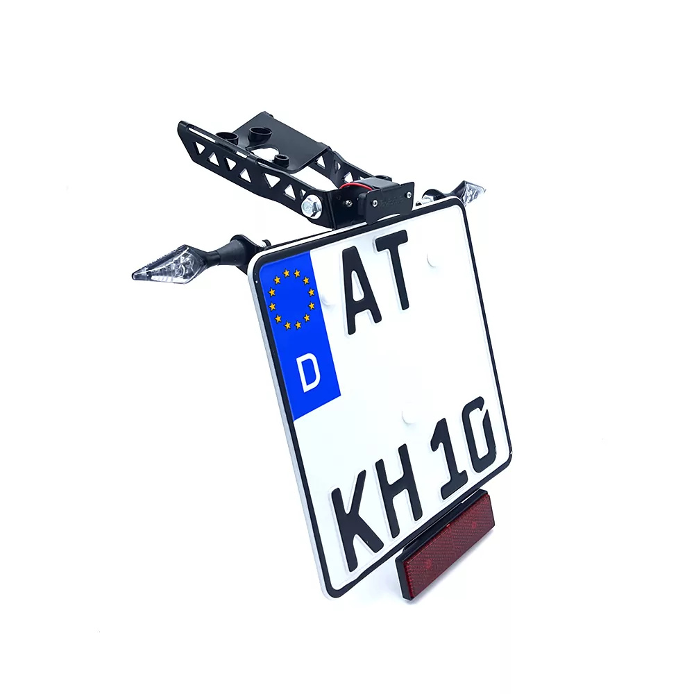 alpha Technik Kennzeichenhalter Yamaha YZF-R1,R1M; Typ RN32,RN49,RN65; Modelljahr 2017-