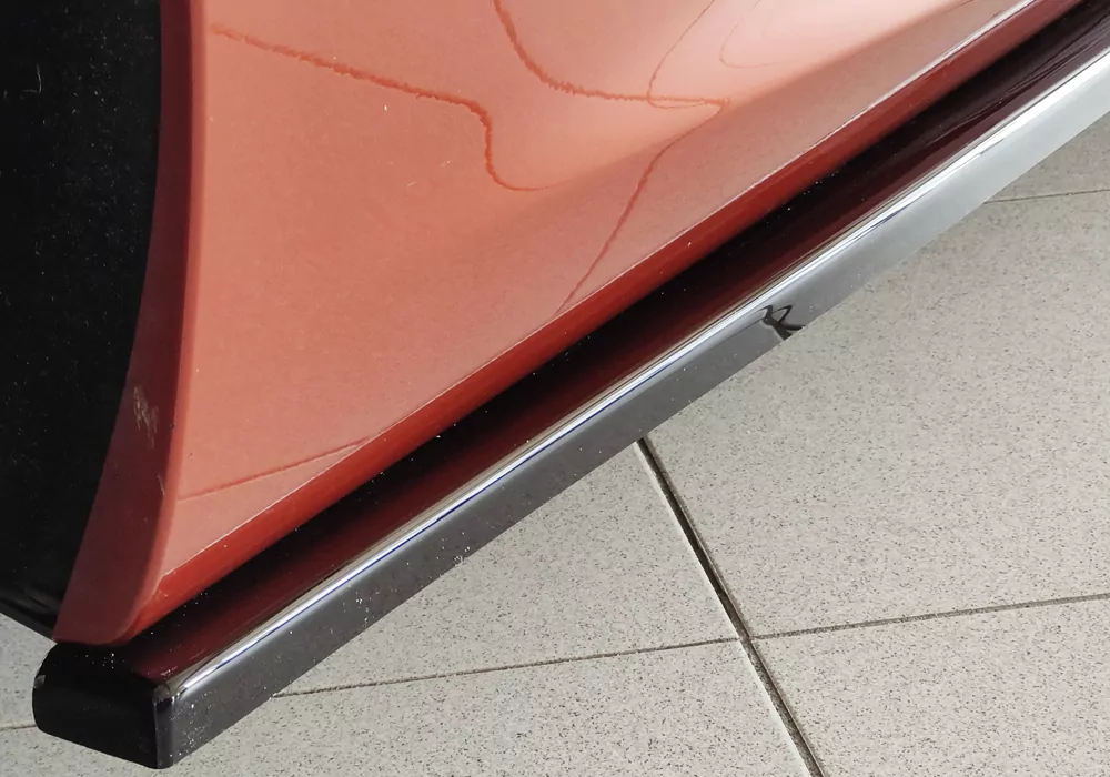 Rieger Seitenschweller rechts ansatz glanz schwarz für BMW 1er F21  (1K2) Lim. / 2-tür. 05.2015- (ab Facelift) LCI