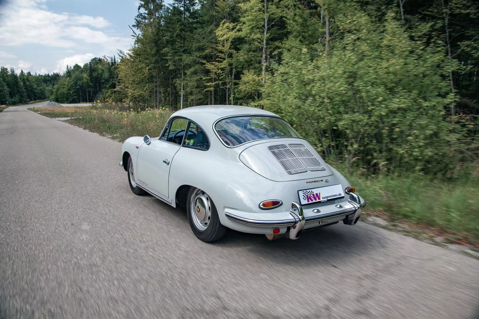 KW Dämpfersatz V2 inox PORSCHE 356 Coupe 09/1947-03/1968