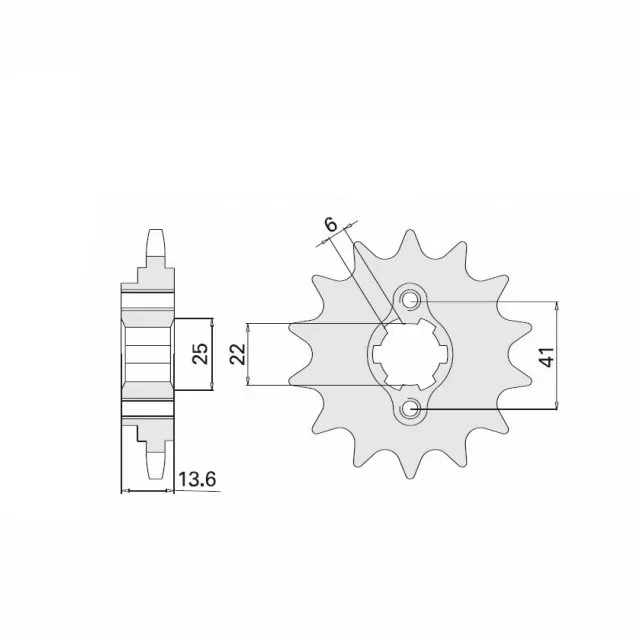 EK-Chain Kettensatz 525DEX für Honda XL600V Transalp bis Modelljahr -1988 Typ PD06