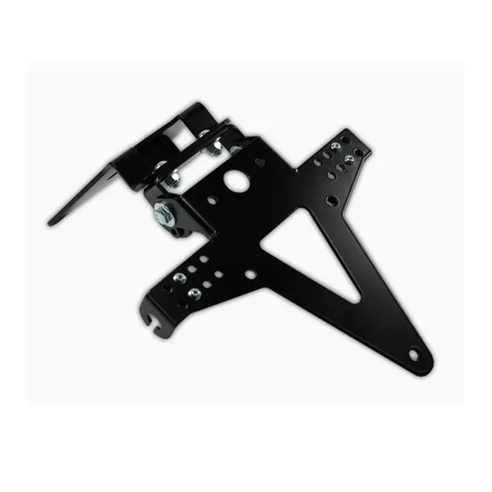 Kennzeichenhalter Ducati Streetfighter 848/1098/s, Verstellbar, Schwarz, Inkl. Reflektorhalter