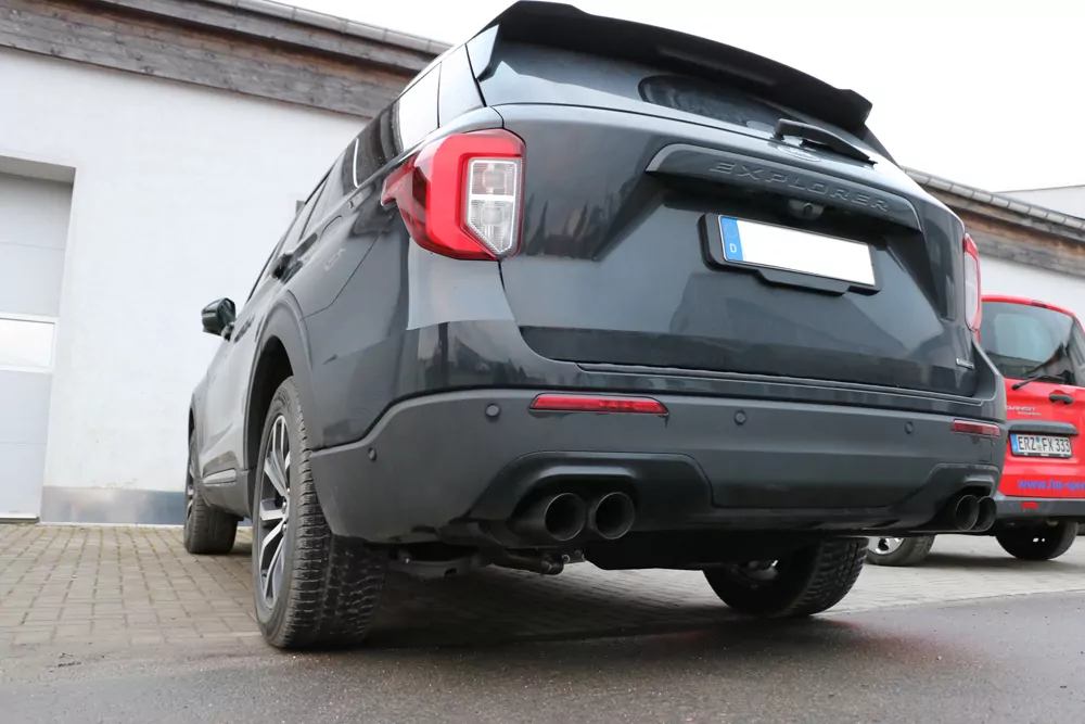 Ford Explorer Typ WUJ  Endschalldämpfer rechts/links - 2x90 Typ 25 rechts/links schwarz emalliert