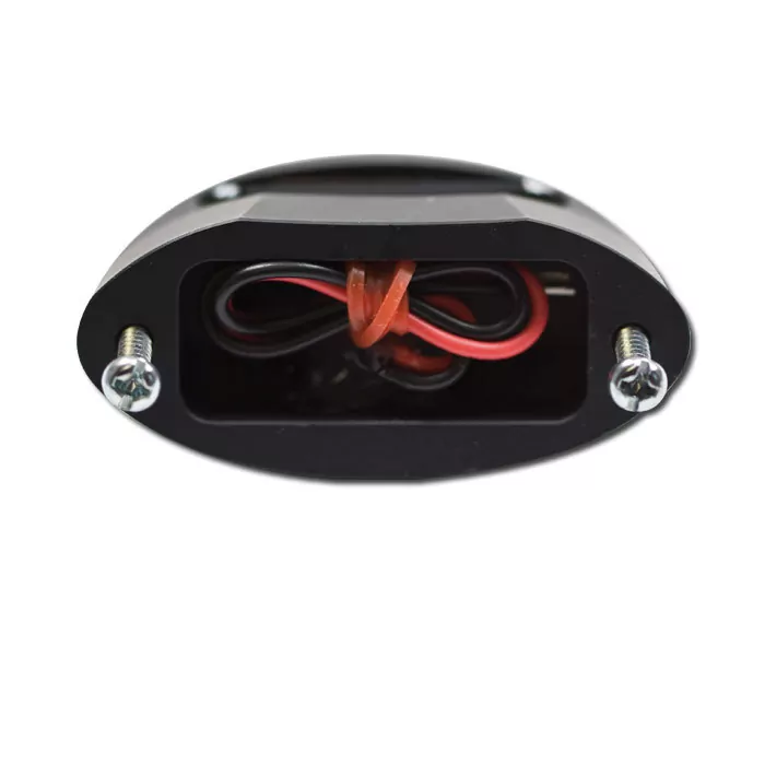 LED-Kennzeichenbeleuchtung "Micro Space" | schwarz Alu gefräst | L55 x B30 x H24mm | E-geprüft