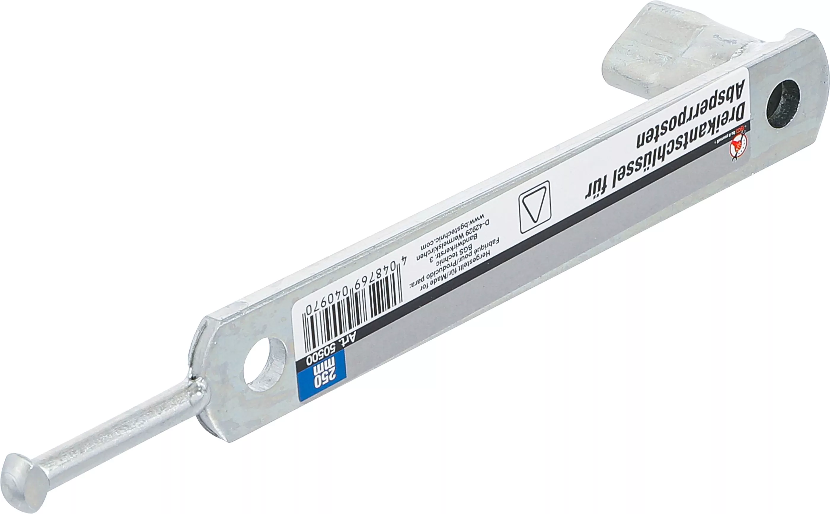 Dreikantschlüssel für Absperrposten mit Dreikantschloss | M12