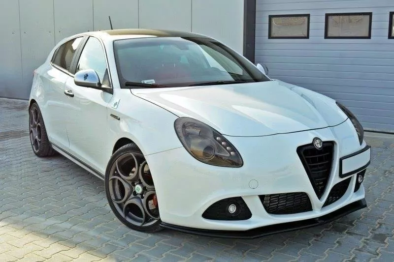 Front Ansatz Passend Für V.1 Passend Für Alfa Romeo Giulietta Schwarz Hochglanz Schwarz Hochglanz