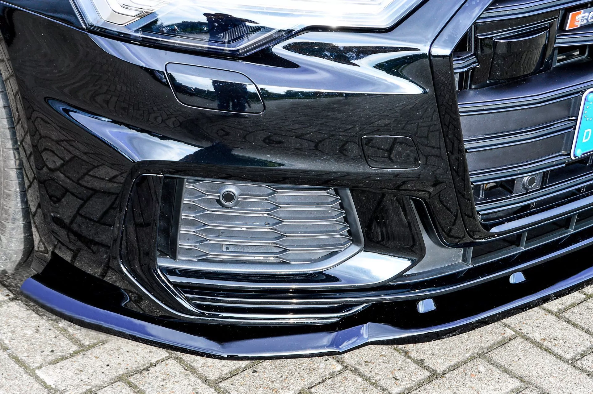 Cup Frontspoilerlippe für Audi A6 S-Line + S6 4K C8 ab Bj. 2018-