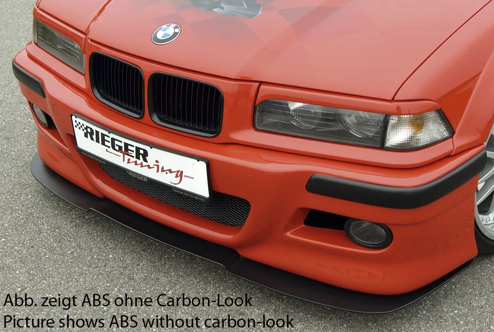 Rieger Spoilerschwert M3-Look für BMW 3er E36 - Touring  für Stoßstange 49019 carbon optik