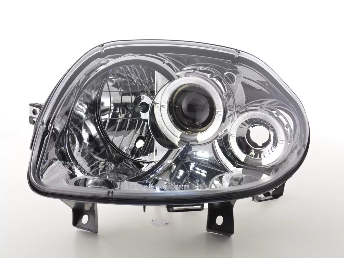 Scheinwerfer Set Renault Clio Typ B Bj. 98-01 chrom