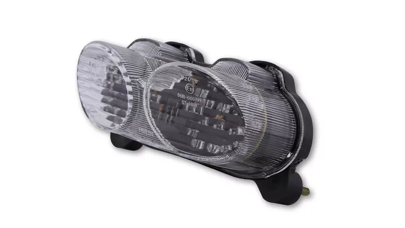 SHIN YO LED Rücklicht mit transparentem Glas, KAWASAKI ZX-6R/9R, ZR-7, div. Bj. E-geprüft