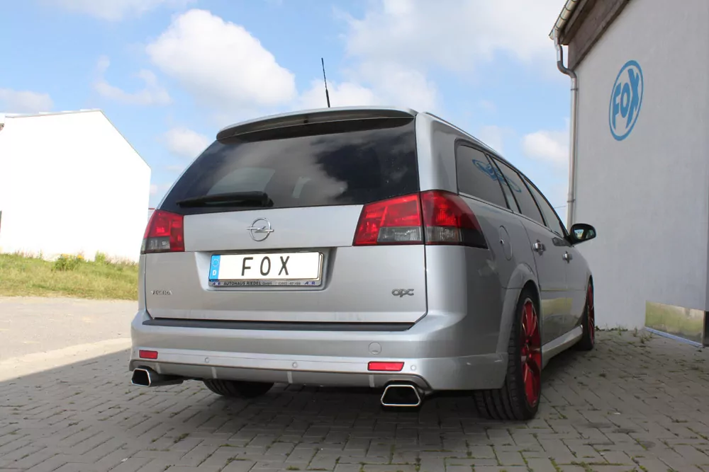 Opel Vectra C OPC Caravan  Endschalldämpfer rechts/links - 142x78 Typ 61 rechts/links