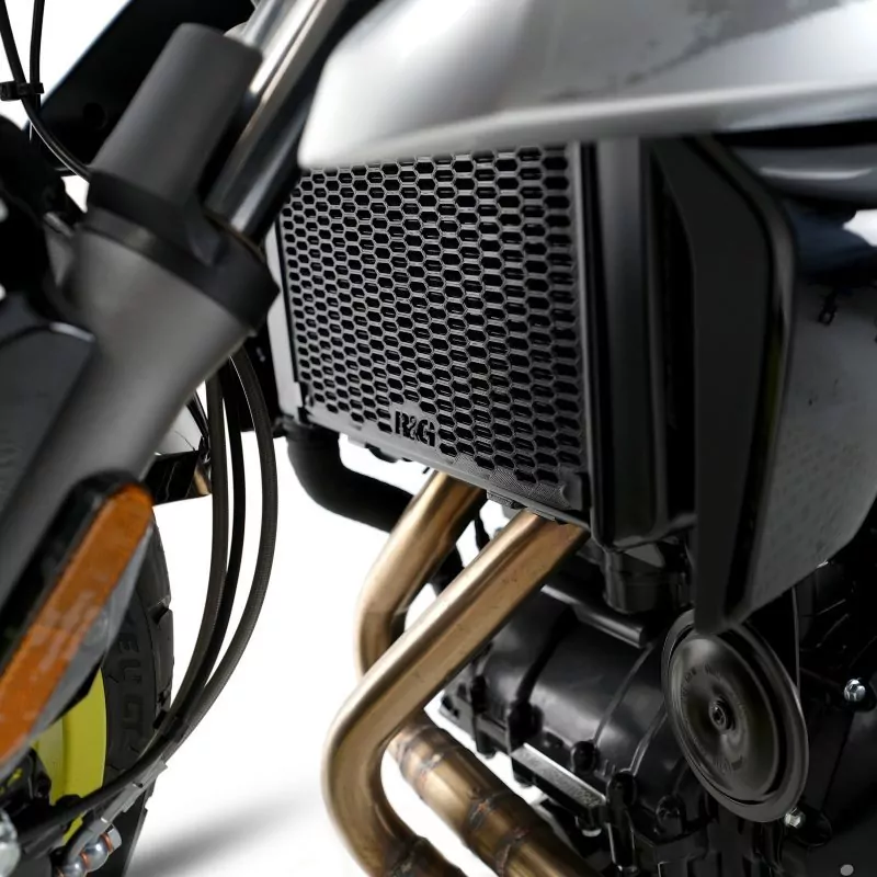 R&G Kühlergitter Schutz PRO BLACK Wasserkühler CF Moto 650 NK 2022-