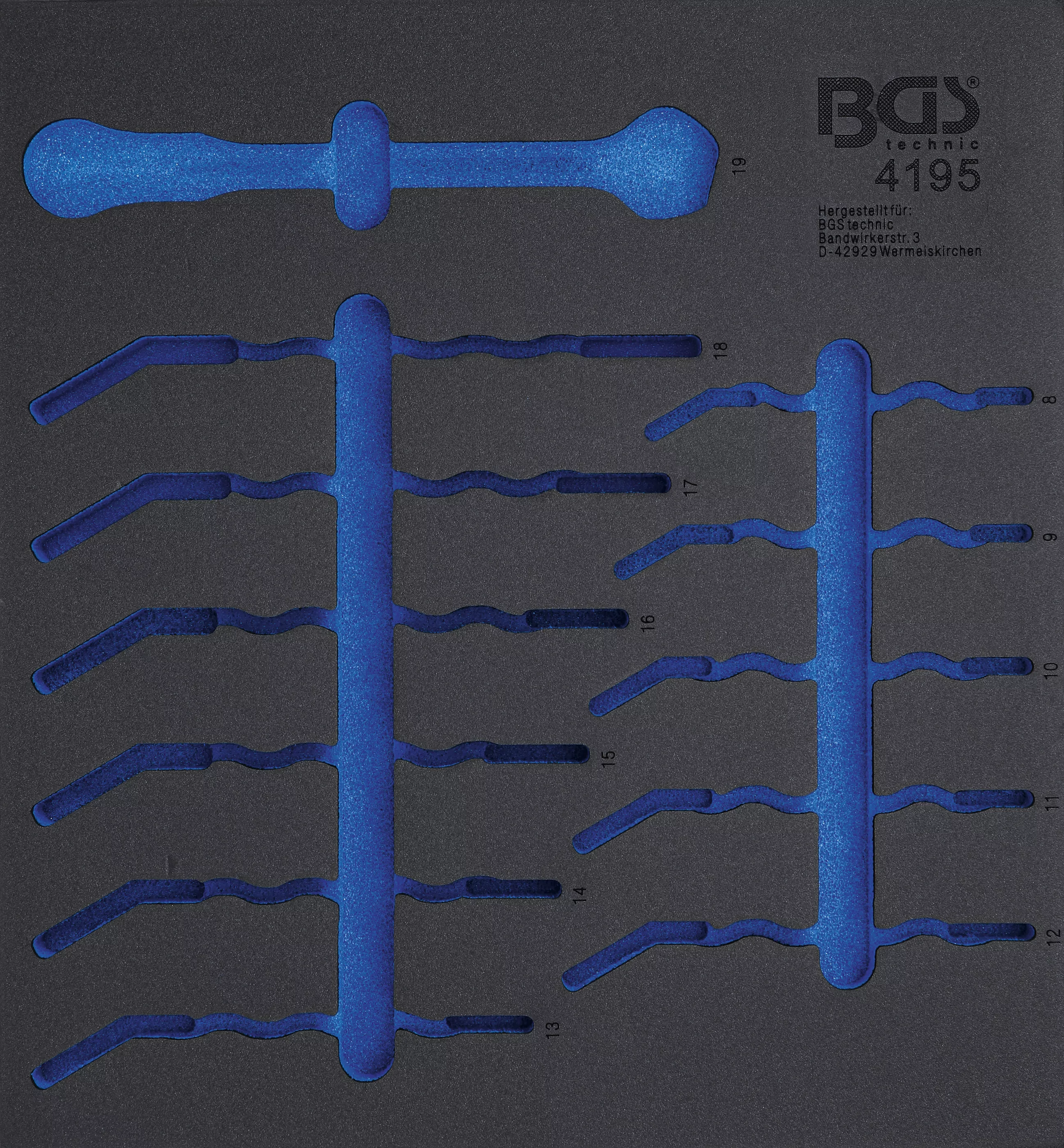 Werkstattwageneinlage 2/3 | leer | für Art. 4195