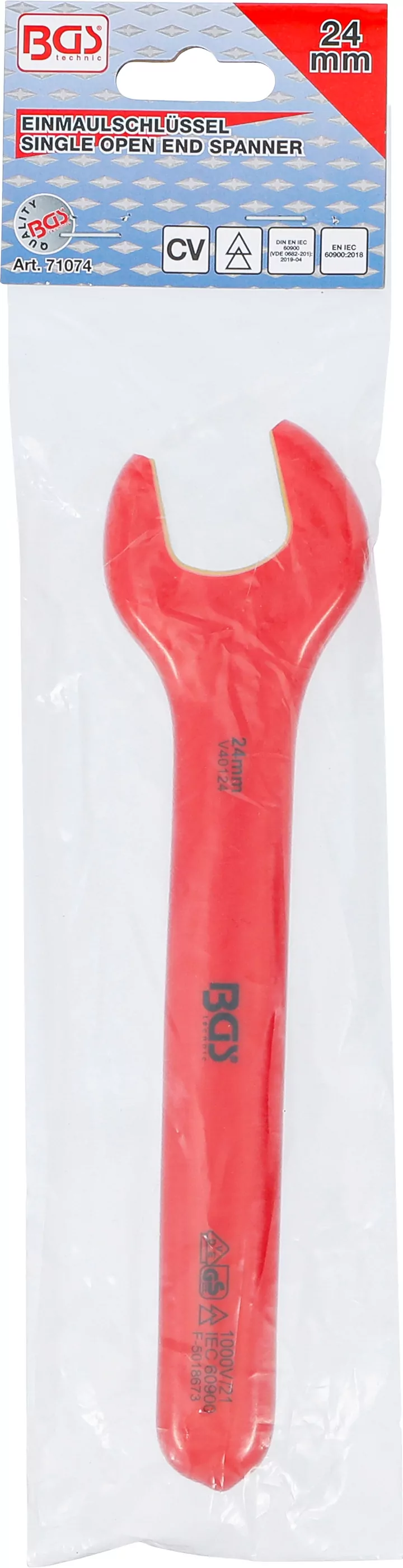 VDE-Einmaulschlüssel | SW 24 mm