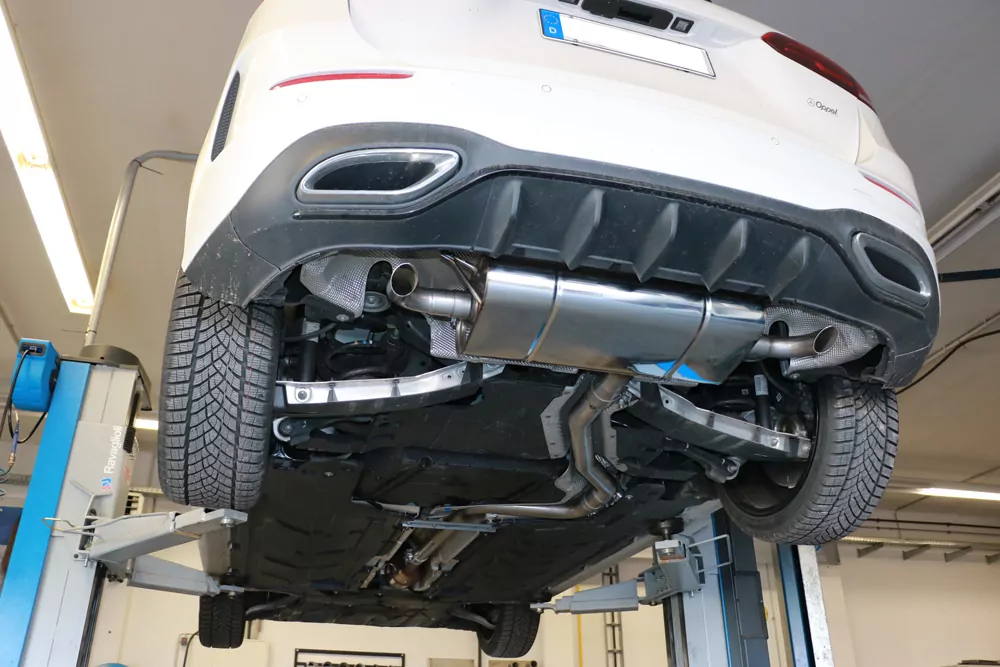 Mercedes B-Klasse - 247  Endschalldämpfer quer Ausgang rechts/links