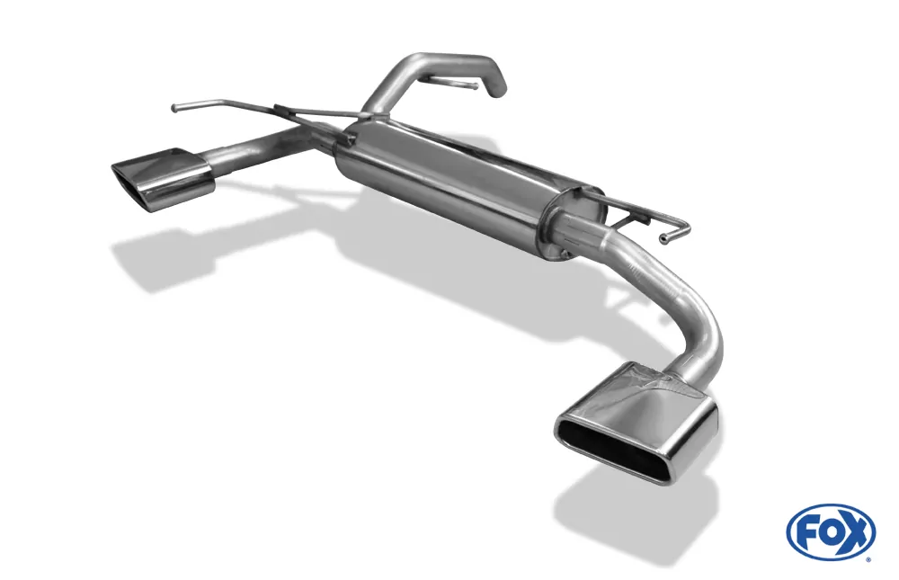 Opel Adam  Endschalldämpfer quer Ausgang rechts/links - 145x65 Typ 59 rechts/links