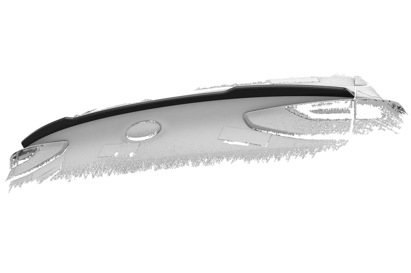 Heckflügel mit ABE für Kia Ceed (CD) HF123 Schwarz Strukturiert