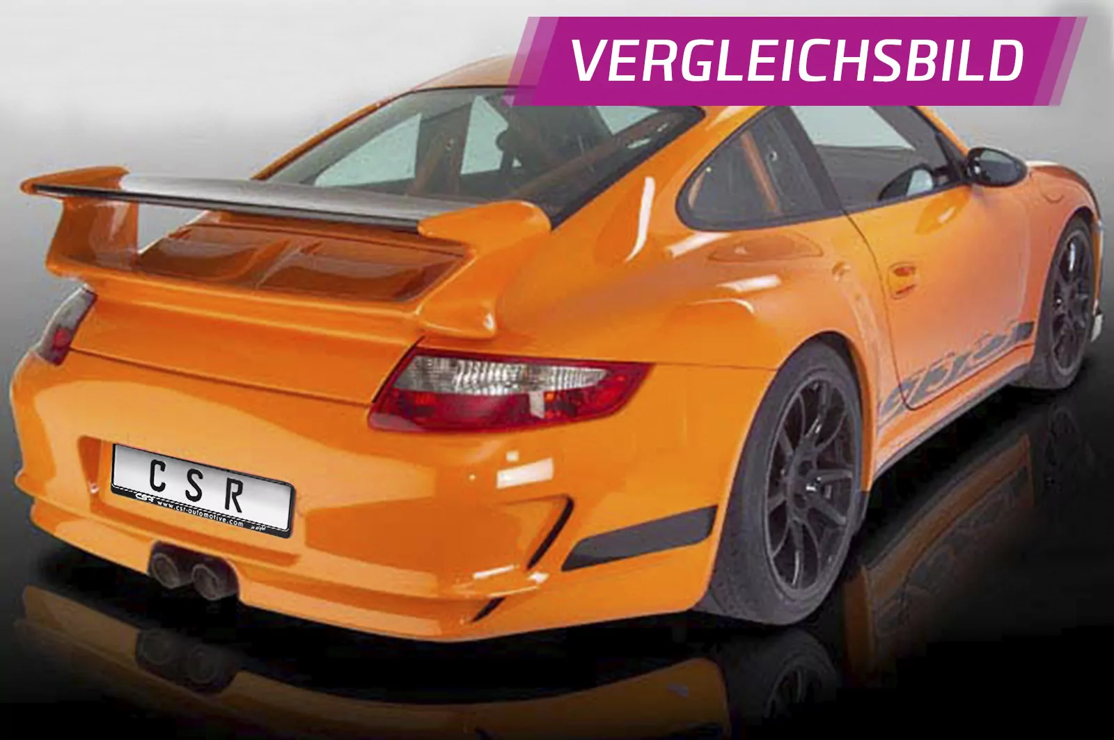 Heckflügel für Porsche 911 / 997 GT/3 HF997B