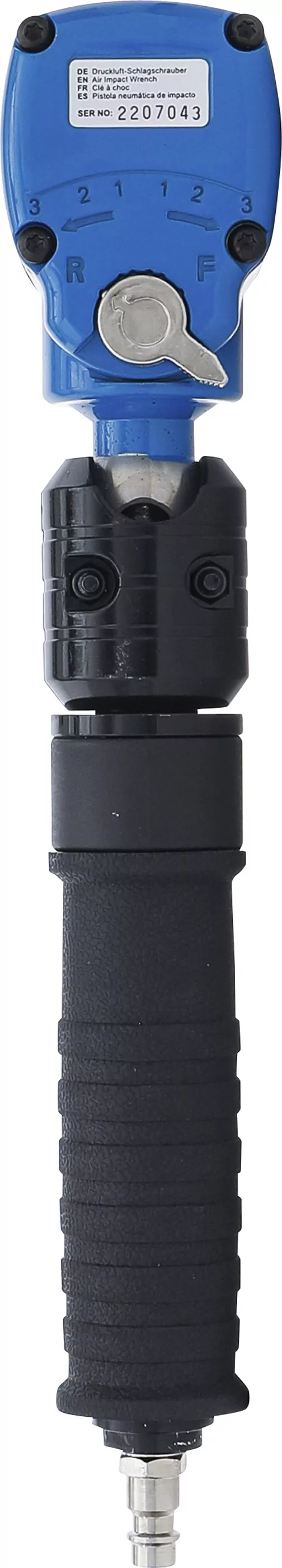 Druckluft-Schlagschrauber | abgewinkelt & Kraft-Steckschlüssel-Satz | 12,5 mm (1/2") | 650 Nm | 10-tlg.