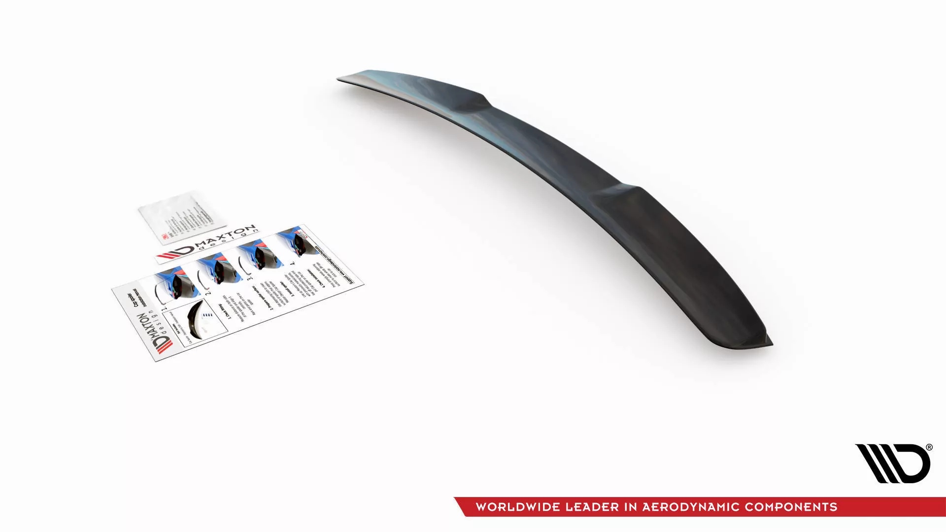 Heckscheiben Spoiler Für BMW 2 Gran Coupe M-Paket / M235i F44 Schwarz Hochglanz