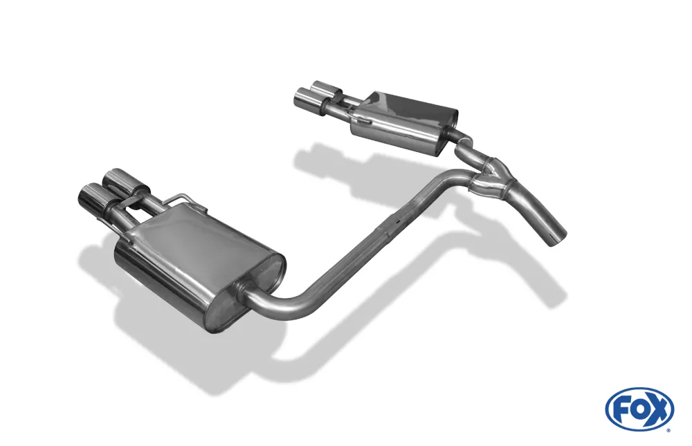 Ford Mondeo IV Fließheck  Endschalldämpfer rechts/links - 2x80 Typ 13 rechts/rechts